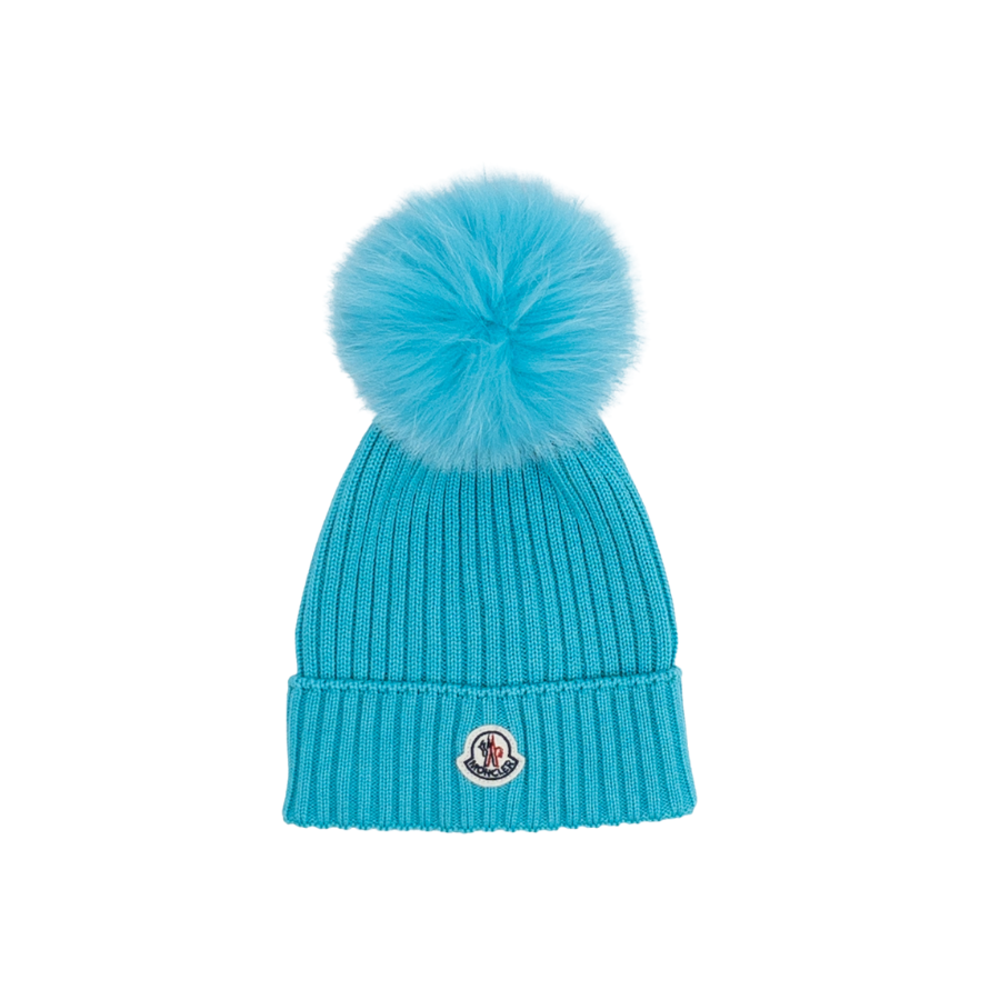 Wool Beanie with Pom Pom